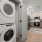 Interior room with in-unit washer and dryer